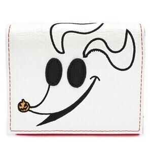 Loungefly Disney Nightmare Before Christmas Zero Dog Orange White Flip Wallet